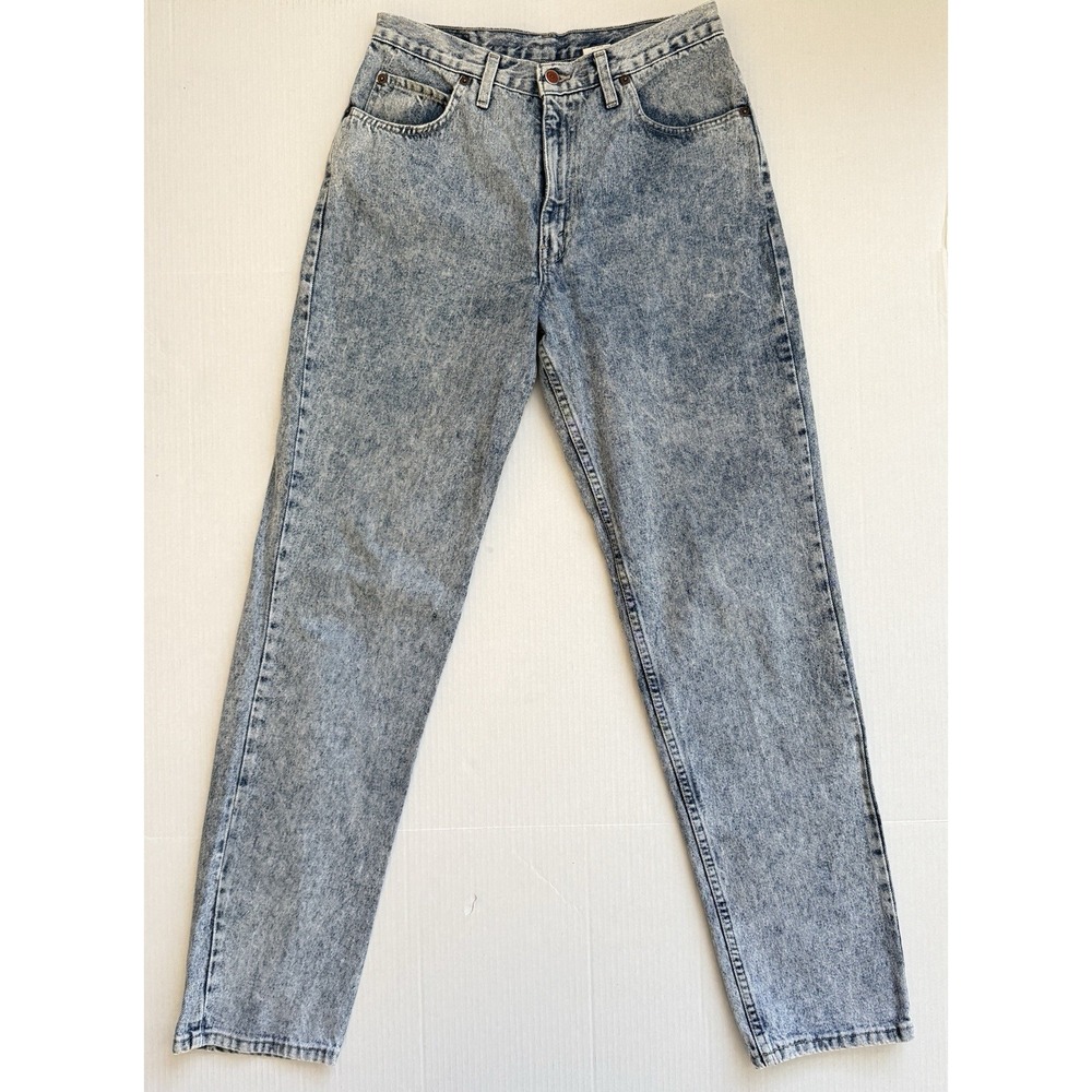 Vintage Brittania Acid Wash Jeans Mens 32x34 Fits 30x33 High Rise Tapered